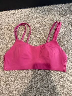 lululemon athletica Hot Pink Double-Strap Bralette